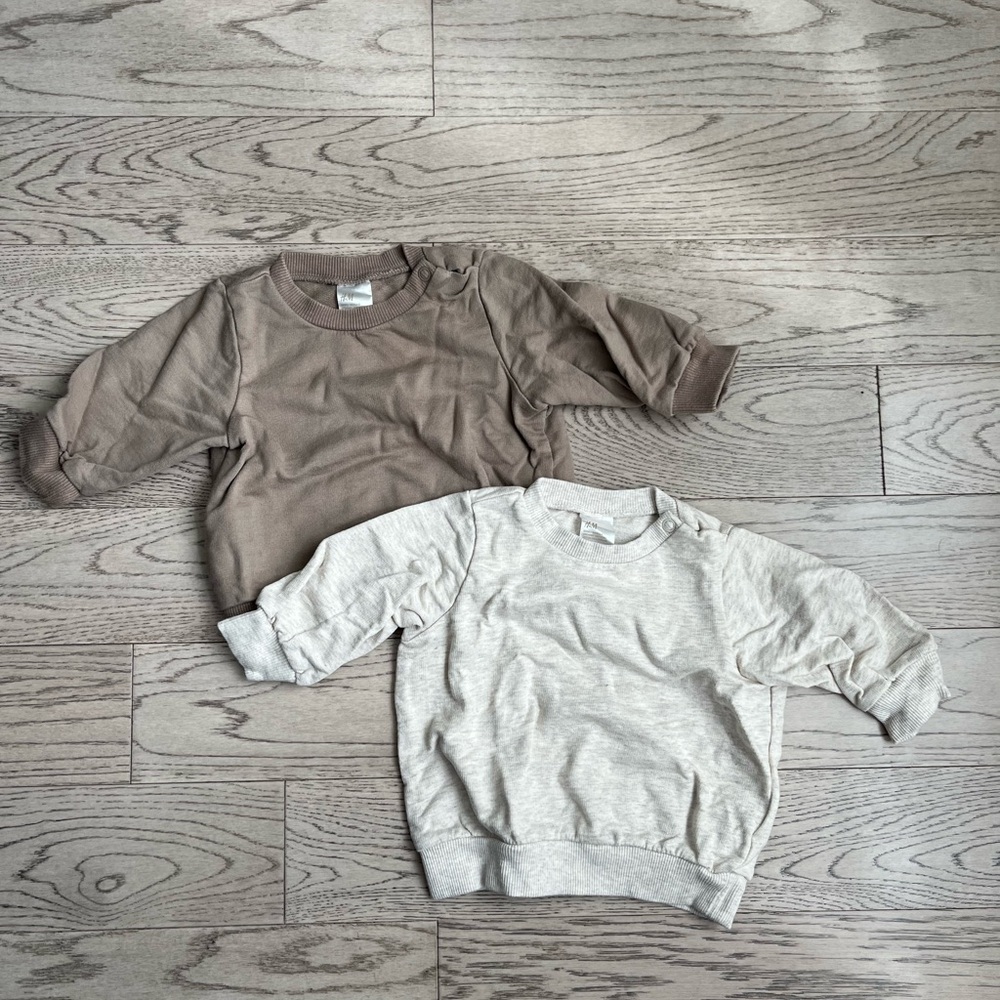H&M Baby Neutral Sweatshirt Set